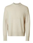 Selected Slhcalle Relaxed Cashmere Blend Crew Kräm