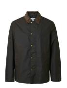 Selected Slhwalter Waxed Cotton 2.0 Jkt Noos Brun