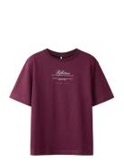 Name It Nkfnajia Ss Nreg Top Burgundy
