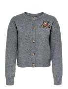 ONLY Onlteddy Ls Cardigan Ex Knt Grå