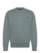 Fred Perry Crew Neck Sweatshirt Blå