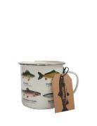Gift Republic Emalje Skimmel Fisk Vit