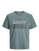 Jack & J S Jjelogo Tee Ss O-Neck 2 Col Aw25 Sn Grå
