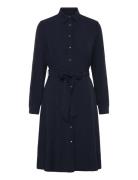 Lauren Ralph Lauren Triple Ggt-R-Ls Shirtdress Marinblå