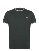 Fred Perry Twin Tipped T-Shirt Khaki Green