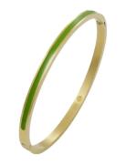 Bud To Rose Minnie Enamel Black/Gold Bracelet 4Mm Grön