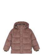 En Fant Jacket Puffer, Corduroy Rosa
