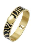 Bud To Rose Capri Zebra Bracelet Black/Gold Guld