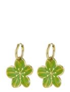 Bud To Rose Calista Enamel Green/Gold Grön