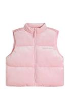 Juicy Couture Lightening Velour Gilet Rosa