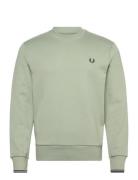 Fred Perry Crew Neck Sweatshirt Grön
