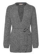 FREE/QUENT Wrap Cardigan Grå