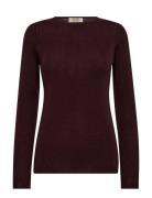 MOS MOSH Mmbouch O-Neck Knit Burgundy