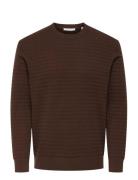 ONLY & SONS Onsberry Reg 12 Ls Crew Knit Frml Noos Burgundy