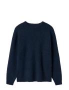 LMTD Nlmkave Ls O-Neck Knit Marinblå