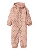 Lil'Atelier Nmflasnow10 Snowsuit Aop Fo Lil Rosa