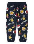 Name It Nmmsilo Pokemon Nreg Sweat Pants Bru Sky Marinblå