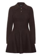 Bardot Lexter Long Sleeve Knit Dress Brun