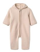 Wheat Wool Fleece Suit Ata Rosa