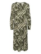 Cream Crbeva Dress Grön