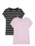 Calvin Klein 2-Pack Stripe Slim Ss T-Shirt Svart