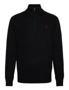 Polo Ralph Lauren Cotton Quarter-Zip Sweater Svart
