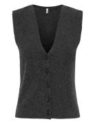 ONLY Onlbillie Sl Vest Cc Knt Grå
