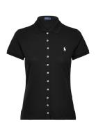Polo Ralph Lauren 30/1S Stretch Mesh-Ssl-Psh Svart