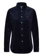Polo Ralph Lauren Stretch Slim Fit Cotton Corduroy Shirt Marinblå