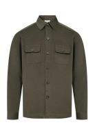 Bruun & Stengade Bs Onier Overshirt Shirt Khaki Green
