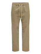 ONLY & SONS Onsfade Loose 0188 String Cord Pant Beige