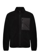 Revolution Pocket Teddy Jacket Svart