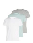 Calvin Klein S/S Crew Neck 3Pk Multi/patterned