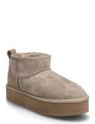 Rosemunde Rhbrisbane Shearling Plateau Boots Beige