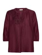 FREE/QUENT Blouse From Freequent In A Beautiful, Textured Material. Th...