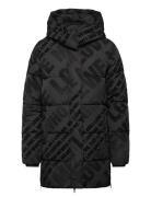 Desigual Padded Cadera Flock Svart