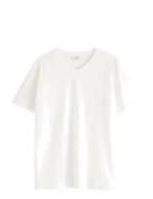 Lindex T Shirt V Neck Vit
