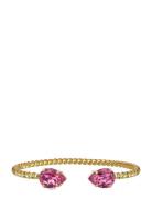 Caroline Svedbom Mini Drop Bracelet Gold Rosa