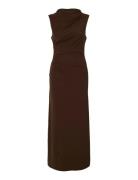 Selected Slfmoa Sl Ankle Dress Ex Brun