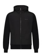 Belstaff Alloy Zip Through Hoodie Black Svart