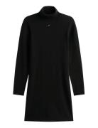 Tommy Jeans Tjw Ess Turtleneck Sweater Dress Svart