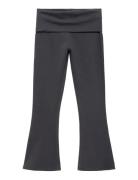 Mango Flared Leggings Grå