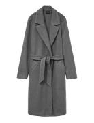 Vero Moda Vmfortuneaya Long Coat Ga Noos Grå