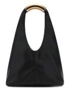 Mango Handbag With Metal Handle Svart