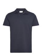 Lindbergh Stretch Polo Shirt S/S Marinblå