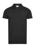 Lindbergh Stretch Polo Shirt S/S Svart