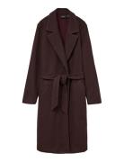 Vero Moda Vmfortuneaya Long Coat Ga Noos Brun