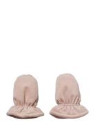 Wheat Puffer Baby Mittens Muffu Rosa