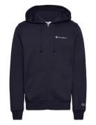Champion Full Zip Hoodie Sweatshirt Marinblå