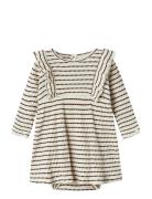 Lil'Atelier Nbfosophia Ls Body Dress Lil Multi/patterned